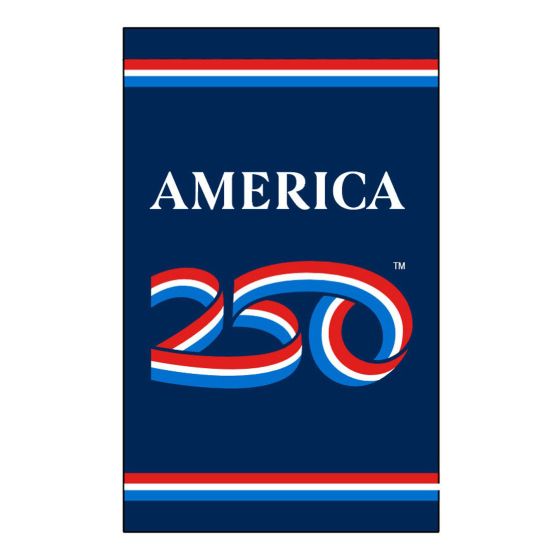 America 250 Garden Flag on white