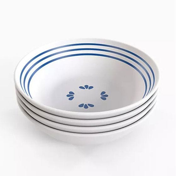 MediterraBlue 7” Bowls front view