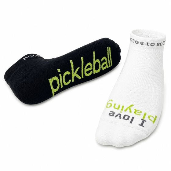 black and white sock pictured on white