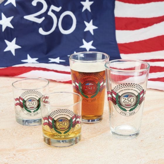 America 250 Combo Patriotic Pack on table