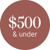 $500 and Under category ornament