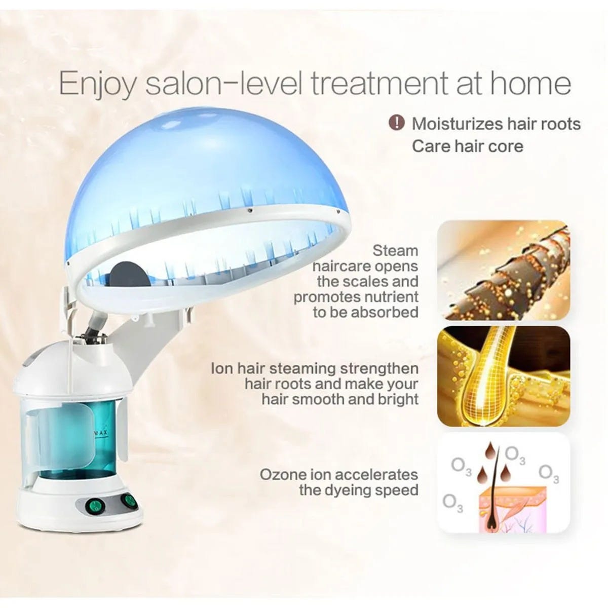 Salon-Level Facial and Hair Steamer