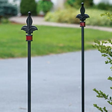 Wrought Iron Driveway Marker
