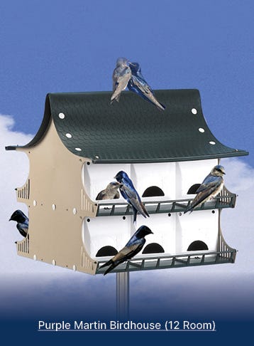 Twelve Room Purple Martin Birdhouse