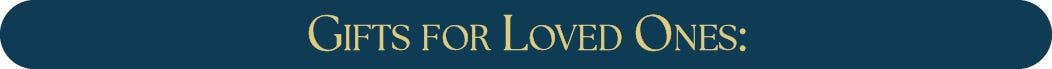Gifts for Loved Ones Banner