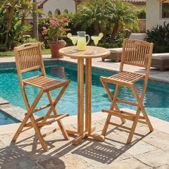 Teak Pub Outdoor Set