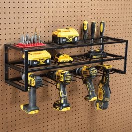 Wire Rack Tool Storage XL Power Tool Storage Rack