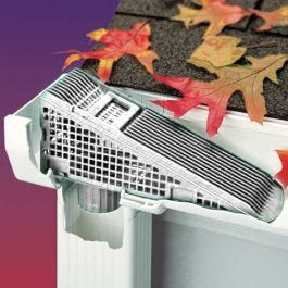 OLULU 6-Pack Aluminum Gutter Downspout Guards – Leaf Filters, Expandable, Tool-Free Installation, Rust-Resistant For Rain Gutters