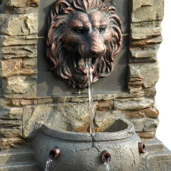 Lion Head Indoor/Outdoor Water Fountain