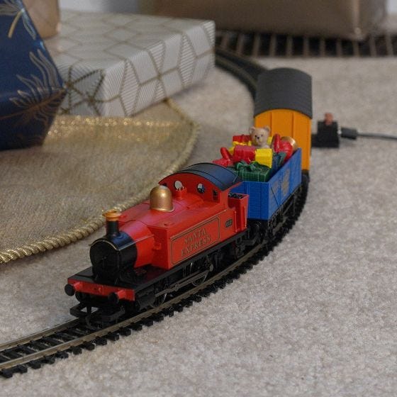 Santa Musical Train Set 1988 Santa Express Train Set