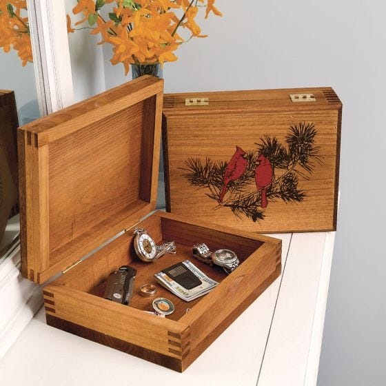accessory box open and shut