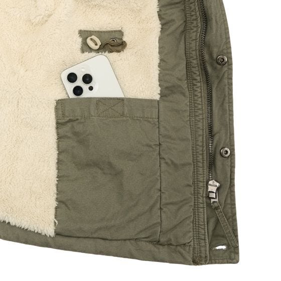 Sherpa-lined M65 Field Jacket