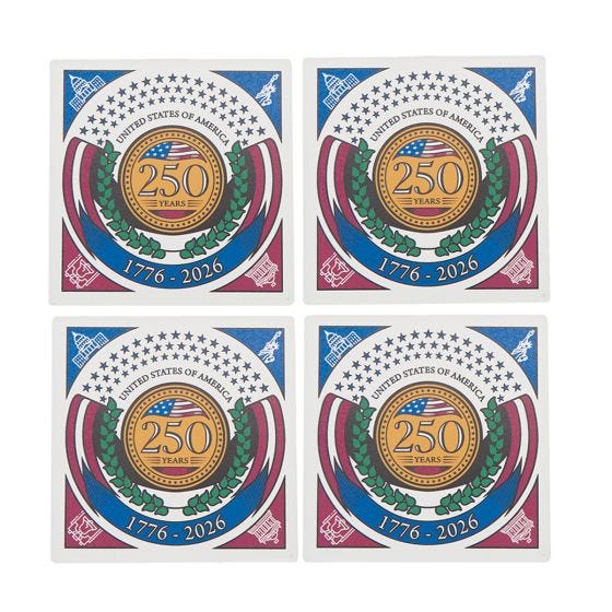 America 250 Coasters (Set of 4)
