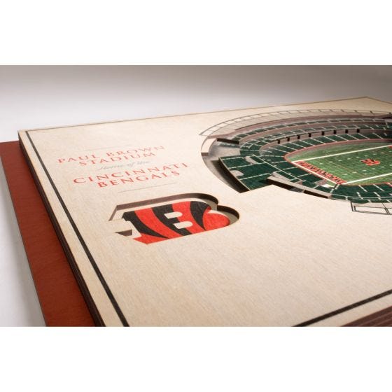 5 Layer Stadium View NFL Wall Art