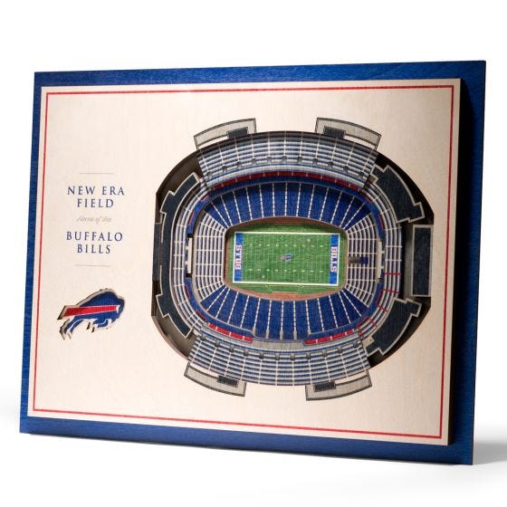 5 Layer Stadium View NFL Wall Art