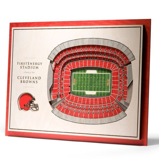 5 Layer Stadium View NFL Wall Art