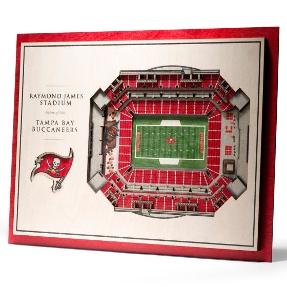 5 Layer Stadium View NFL Wall Art