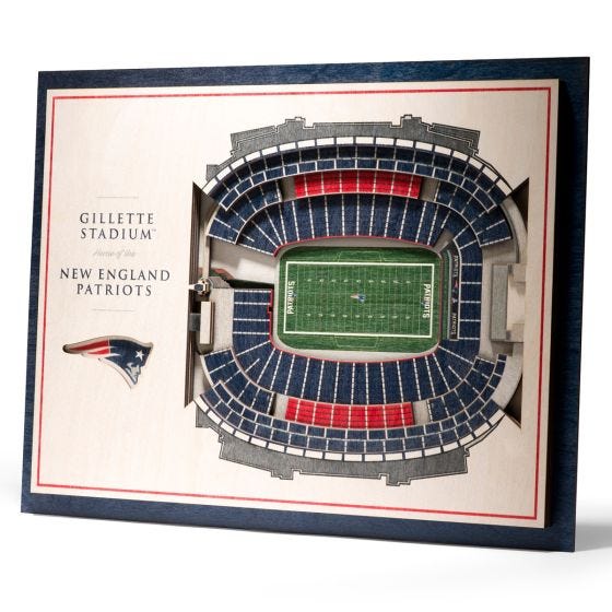 5 Layer Stadium View NFL Wall Art
