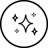 Chrome-plated finish icon